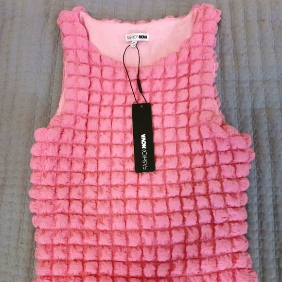 Bodysuit Sz Medium Fashion Nova Pink - Picture 4 of 6